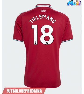 Lacne Muži Futbalové dres Manchester United Youri Tielemans #18 2026-27 Krátky Rukáv - Domáci